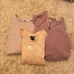 womens pastel athletic wear bundle